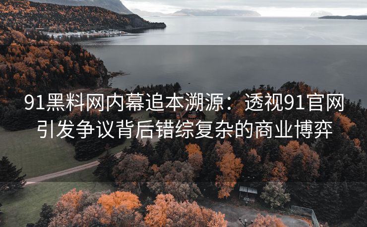 91黑料网内幕追本溯源：透视91官网引发争议背后错综复杂的商业博弈